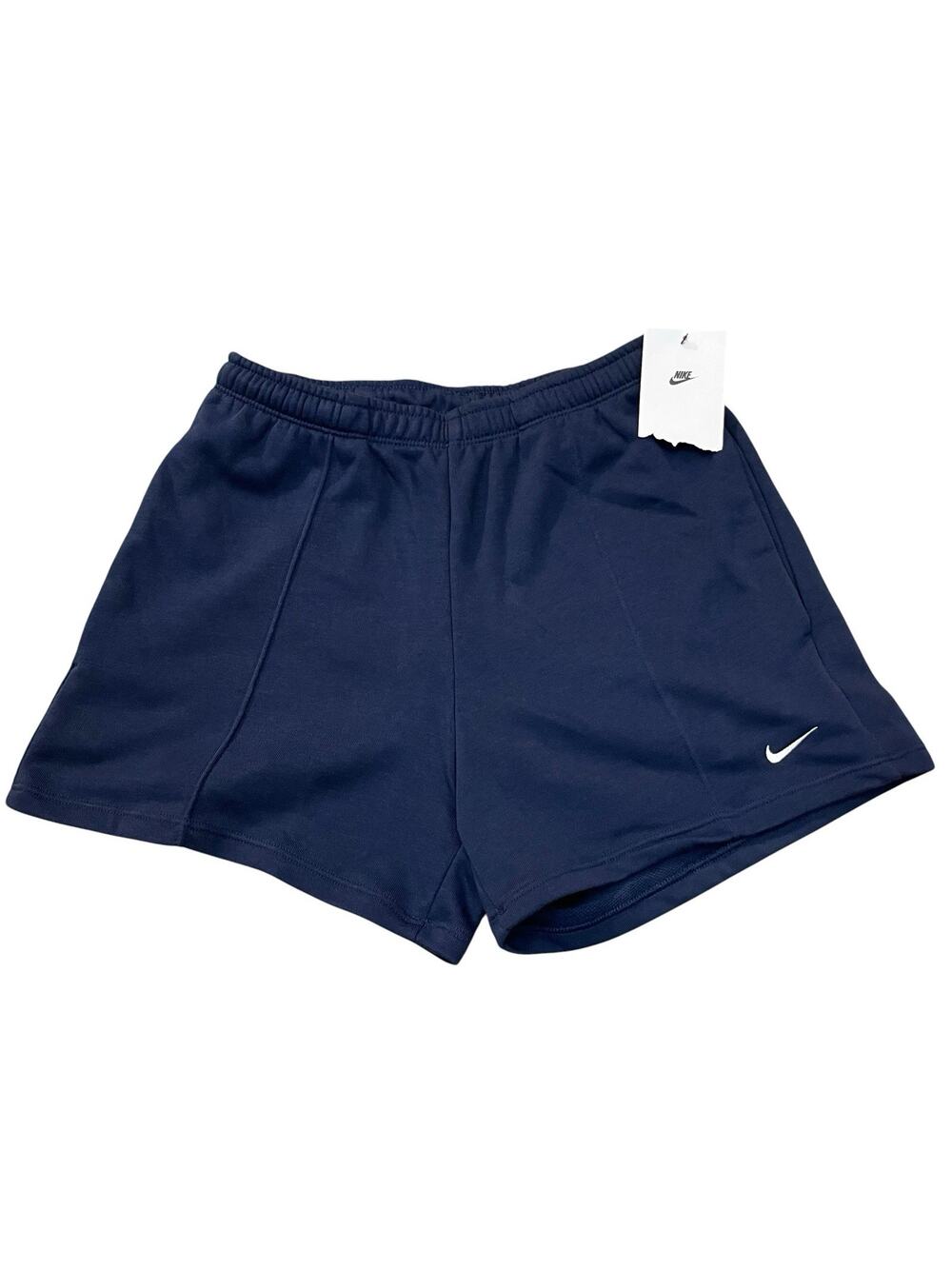 Nike Chill Terry Sweatshorts XS Dark Blue Lightweight Logo Loungewear Active